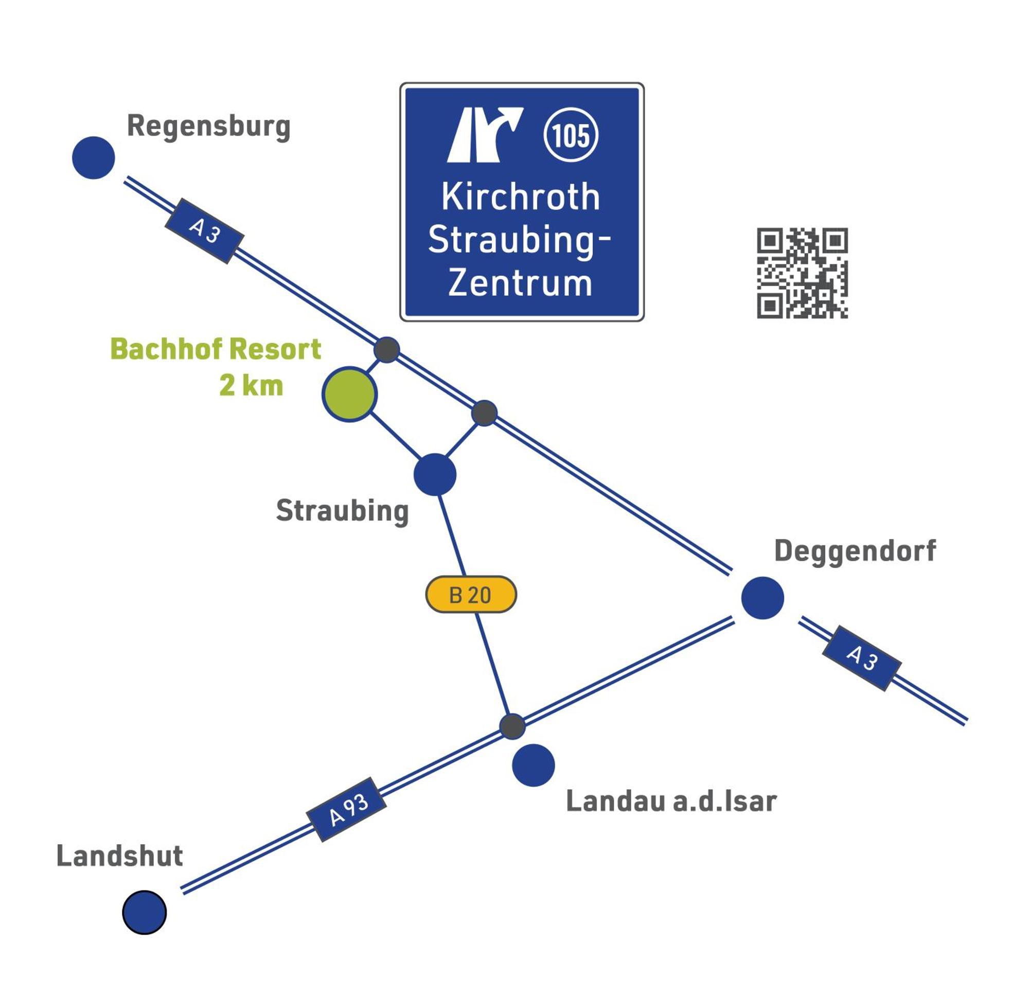 Bachhof Resort Hotel Kirchroth Exteriör bild